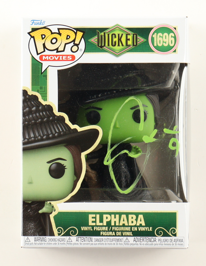 Cynthia Erivo Signed "Wicked" #1696 Elphaba Funko Pop! Vinyl Figure (Beckett) at PristineAuction.com Cynthia Erivo Signed "Wicked" #1696 Elphaba Funko Pop! Vinyl Figure (Beckett) at PristineAuction.com