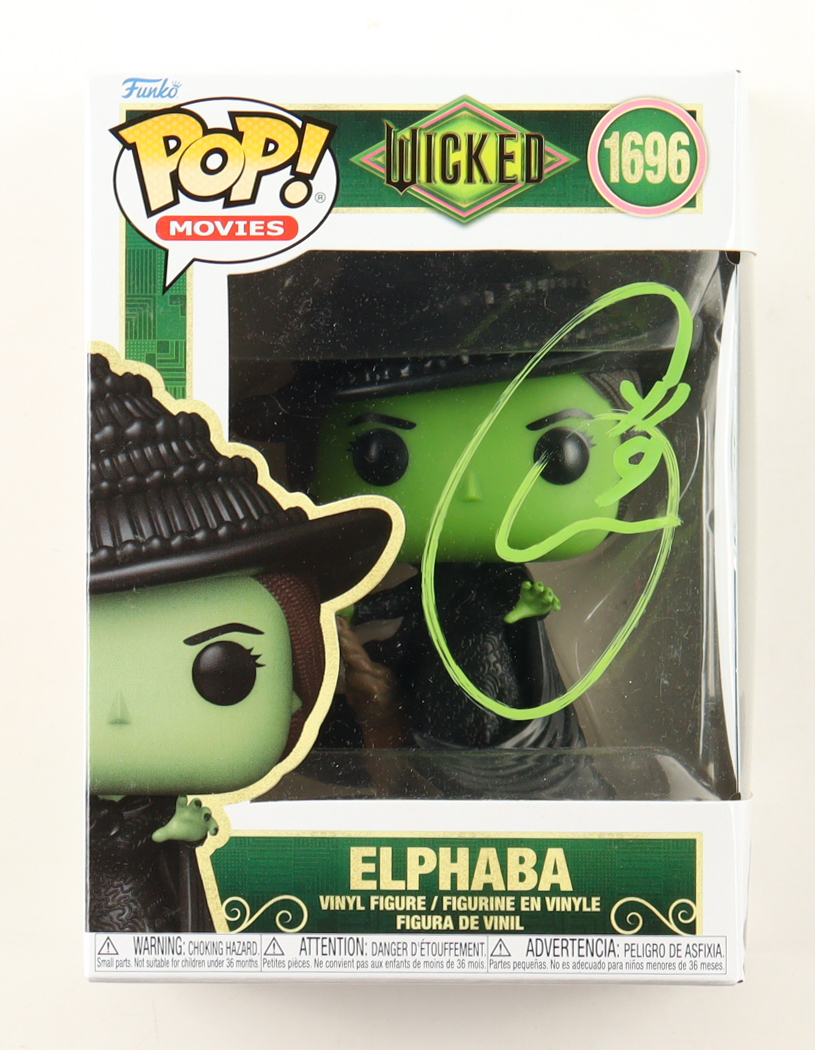 Cynthia Erivo Signed "Wicked" #1696 Elphaba Funko Pop! Vinyl Figure (Beckett) at PristineAuction.com Cynthia Erivo Signed "Wicked" #1696 Elphaba Funko Pop! Vinyl Figure (Beckett) at PristineAuction.com