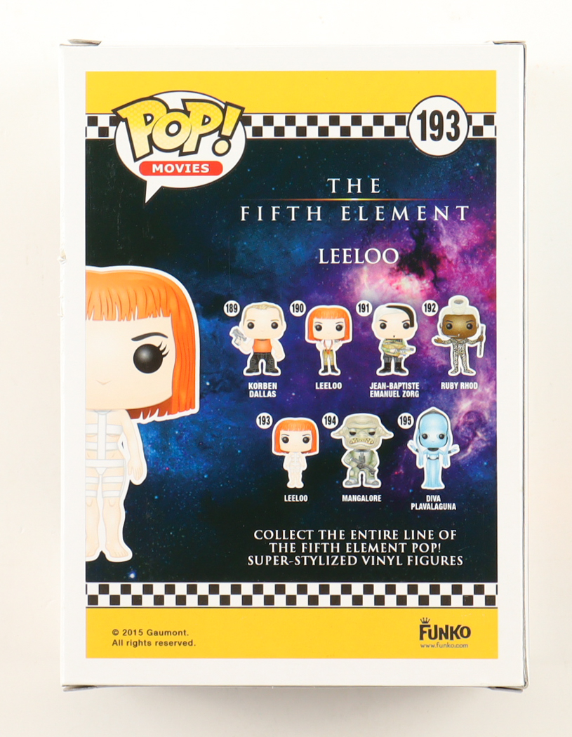 Mila Jovovich Signed "The Fifth Element" #193 Leeloo Funko Pop! Vinyl Figure (ACOA) at PristineAuction.com Mila Jovovich Signed "The Fifth Element" #193 Leeloo Funko Pop! Vinyl Figure (ACOA) at PristineAuction.com