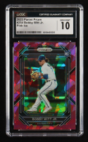 Bobby Witt Jr. 2023 Panini Prizm Prizms Pink Ice #254 RC (CGC 10) at PristineAuction.com