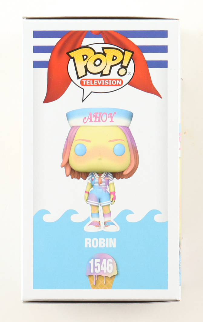Maya Hawke Signed "Stranger Things" #1546 Robin Funko Pop! Vinyl Figure (JSA) at PristineAuction.com Maya Hawke Signed "Stranger Things" #1546 Robin Funko Pop! Vinyl Figure (JSA) at PristineAuction.com