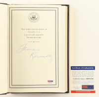Thomas Keneally Signed "Schindler's List" Leather Bound Hardcover Book (PSA) at PristineAuction.com