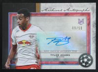 Tyler Adams 2021 Topps Archival Musuem Collection UEFA Champions League Autographs #AA-TAD #49/50 at PristineAuction.com