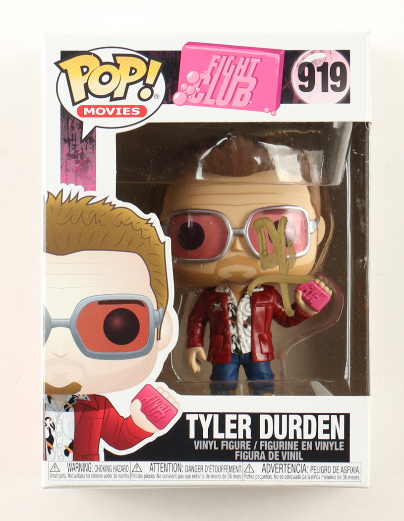Brad Pitt Signed "Fight Club" #919 Tyler Durden Funko Pop! Vinyl Figure (ACOA) at PristineAuction.com Brad Pitt Signed "Fight Club" #919 Tyler Durden Funko Pop! Vinyl Figure (ACOA) at PristineAuction.com