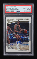 George Gervin Signed 2016-17 Prestige Prestigious Pioneers #14 (PSA) at PristineAuction.com