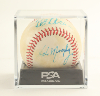 ONL Baseball with Display Case Signed by (4) with Phil Niekro, Dale Murphy, Bob Horner & Al Hrabosky (PSA) at PristineAuction.com