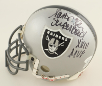 Marcus Allen Signed Raiders Mini Helmet Inscribed "Super Bowl XVIII MVP" (JSA) at PristineAuction.com