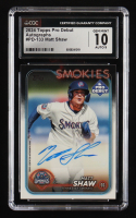 Matt Shaw 2024 Topps Pro Debut Autographs #PD133 RC (CGC 10 | Auto Grade 9) at PristineAuction.com