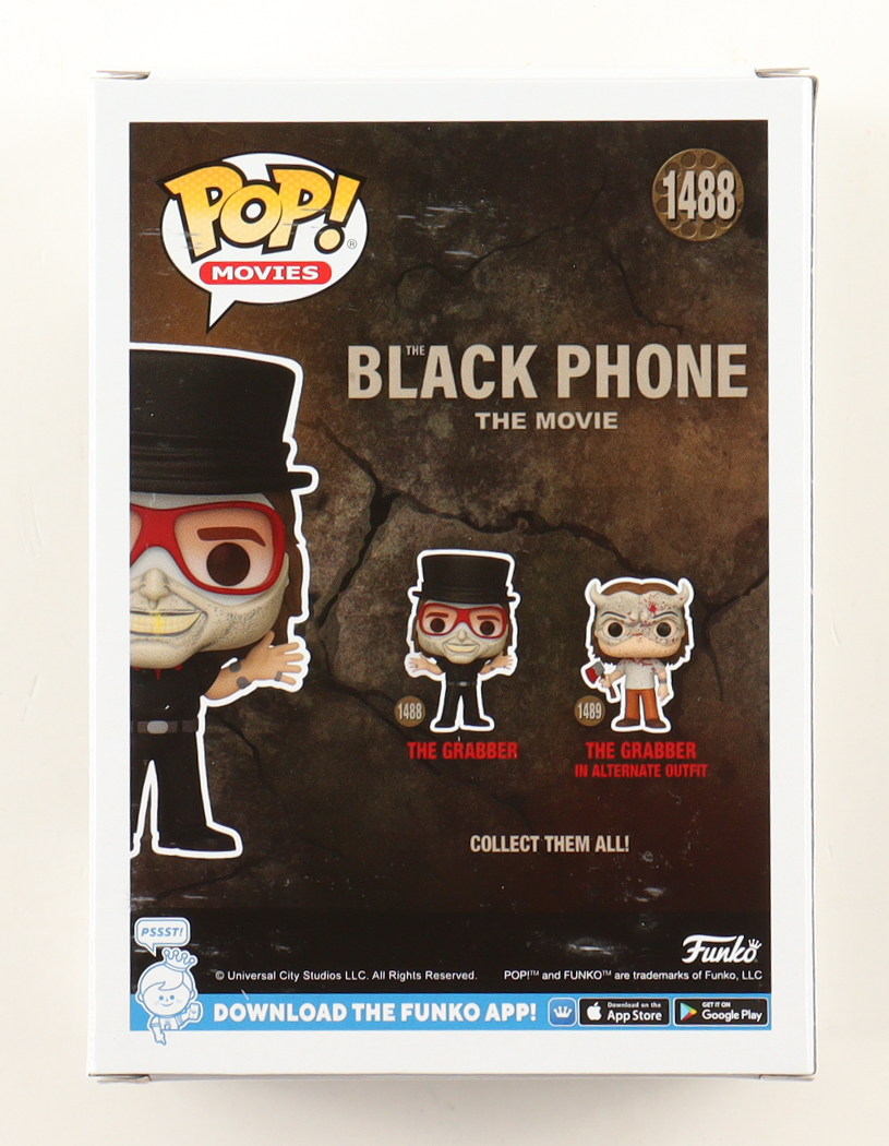 Madeline McGraw Signed "Black Phone" #1488 The Grabber Funko Pop! Vinyl Figure (Beckett) at PristineAuction.com Madeline McGraw Signed "Black Phone" #1488 The Grabber Funko Pop! Vinyl Figure (Beckett) at PristineAuction.com