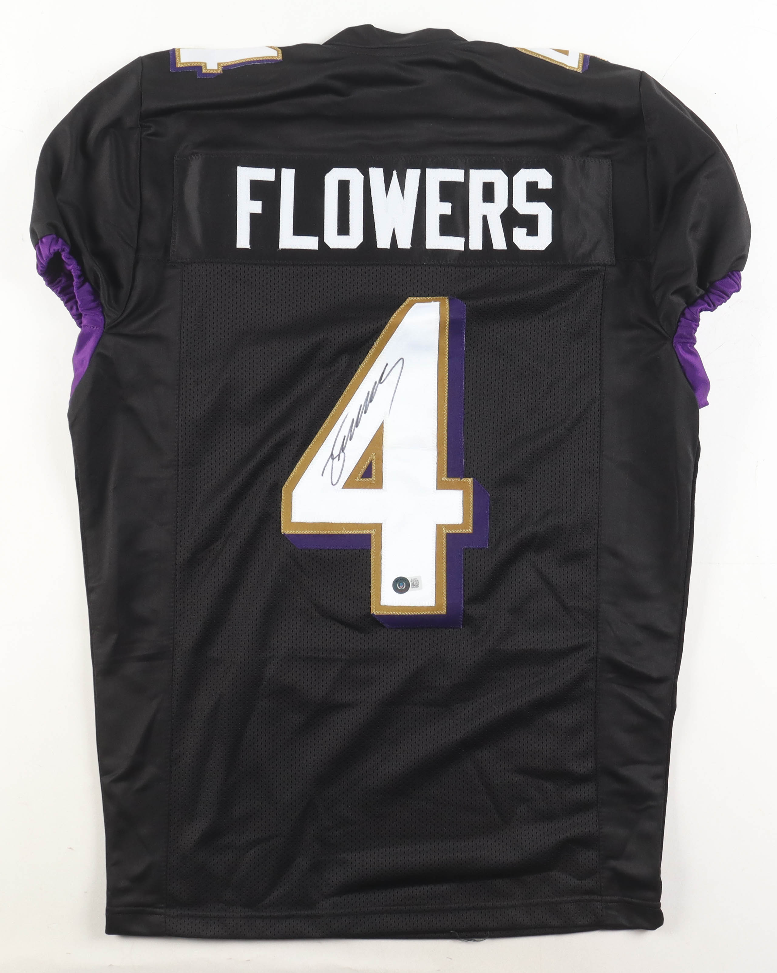 Zay Flowers Signed Jersey (Beckett) at PristineAuction.com Zay Flowers Signed Jersey (Beckett) at PristineAuction.com