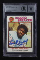 Earl Campbell Signed 1979 Topps #331 RB (Beckett | Auto Grade BGS 10) at PristineAuction.com