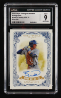 Bobby Witt Jr. 2021 Onyx Vintage Extended Signatures Blue #EABW (CGC 9 | Auto Grade 10) at PristineAuction.com