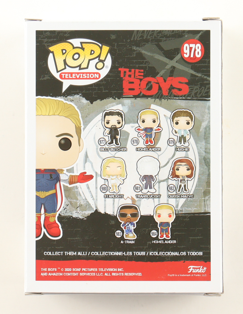 Anthony Starr Signed "The Boys" #978 Homelander Funko Pop! Vinyl Figure Inscribed "I'm Homelander, I Can Do Anything I Want" (PSA) at PristineAuction.com Anthony Starr Signed "The Boys" #978 Homelander Funko Pop! Vinyl Figure Inscribed "I'm Homelander, I Can Do Anything I Want" (PSA) at PristineAuction.com