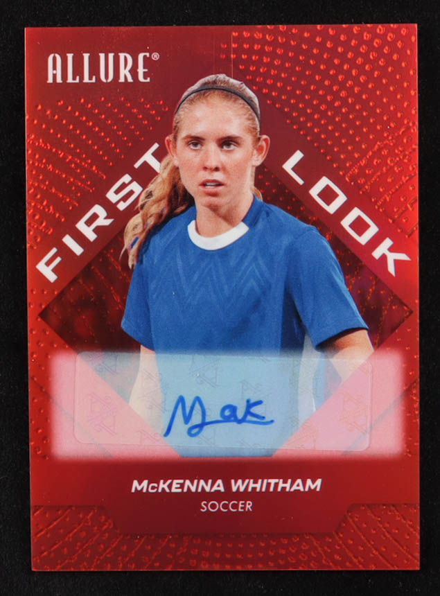 McKenna Whitham 2025 Upper Deck Allure SE Red Rainbow Autographs #127 at PristineAuction.com McKenna Whitham 2025 Upper Deck Allure SE Red Rainbow Autographs #127 at PristineAuction.com