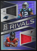 Calvin Ridley / DJ Moore 2018 Panini Spectra Rivals Jerseys #6 #078/199 RC at PristineAuction.com