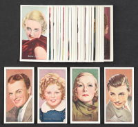 1936 Carreras Cigarettes Famous Film Stars Complete Trading Card Set With (50) Cards at PristineAuction.com