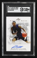 Damian Lillard 2012-13 Leaf Signature Series #BADL1 RC (SGC 10 | Auto Grade 10) at PristineAuction.com