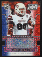 Chris Jones 2016 Panini Collegiate Draft Picks Red White Blue Autographs #237 RC #06/25 at PristineAuction.com