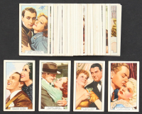 1935 Gallaher "Film Partners" Complete Set of (48) Cigarette Cards with William Powell & Jean Harlow #39, Clark Gable & Joan Crawford #11 at PristineAuction.com