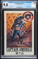 2002 "Captain America (Volume 4)" #1 Marvel Comic Book (CGC 9.8) at PristineAuction.com