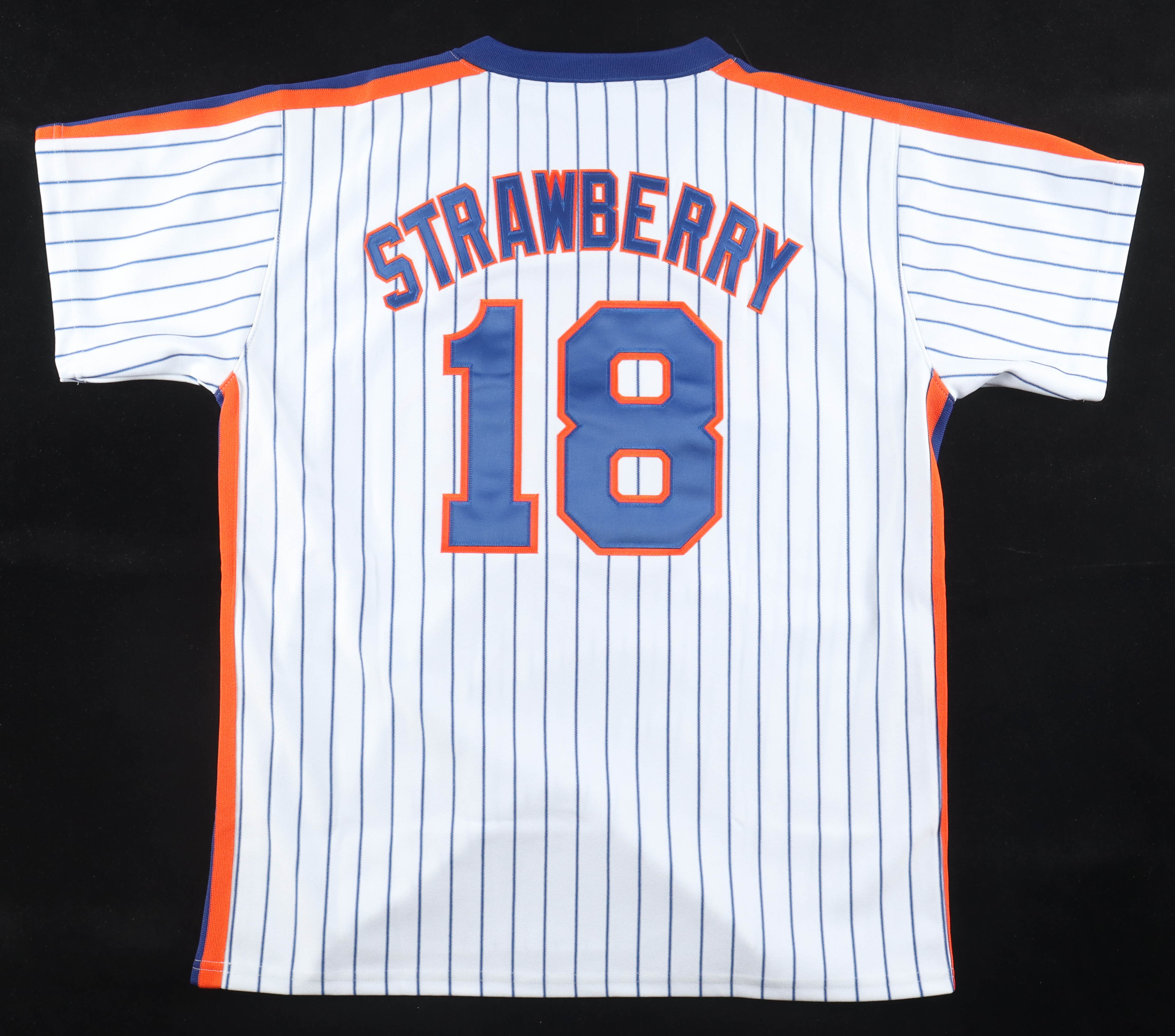Darryl Strawberry Signed Jersey Inscribed "83 NL ROY" (PSA) at PristineAuction.com Darryl Strawberry Signed Jersey Inscribed "83 NL ROY" (PSA) at PristineAuction.com