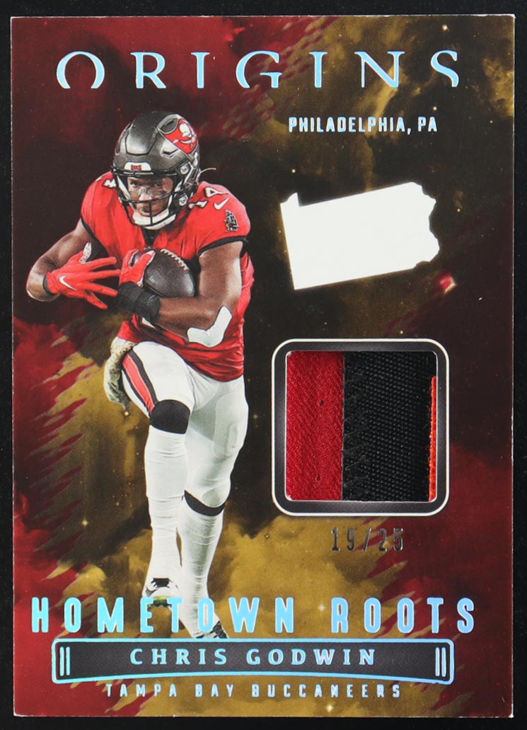 Chris Godwin 2022 Panini Origins Hometown Roots Jerseys Gold #19 #19/25 at PristineAuction.com Chris Godwin 2022 Panini Origins Hometown Roots Jerseys Gold #19 #19/25 at PristineAuction.com