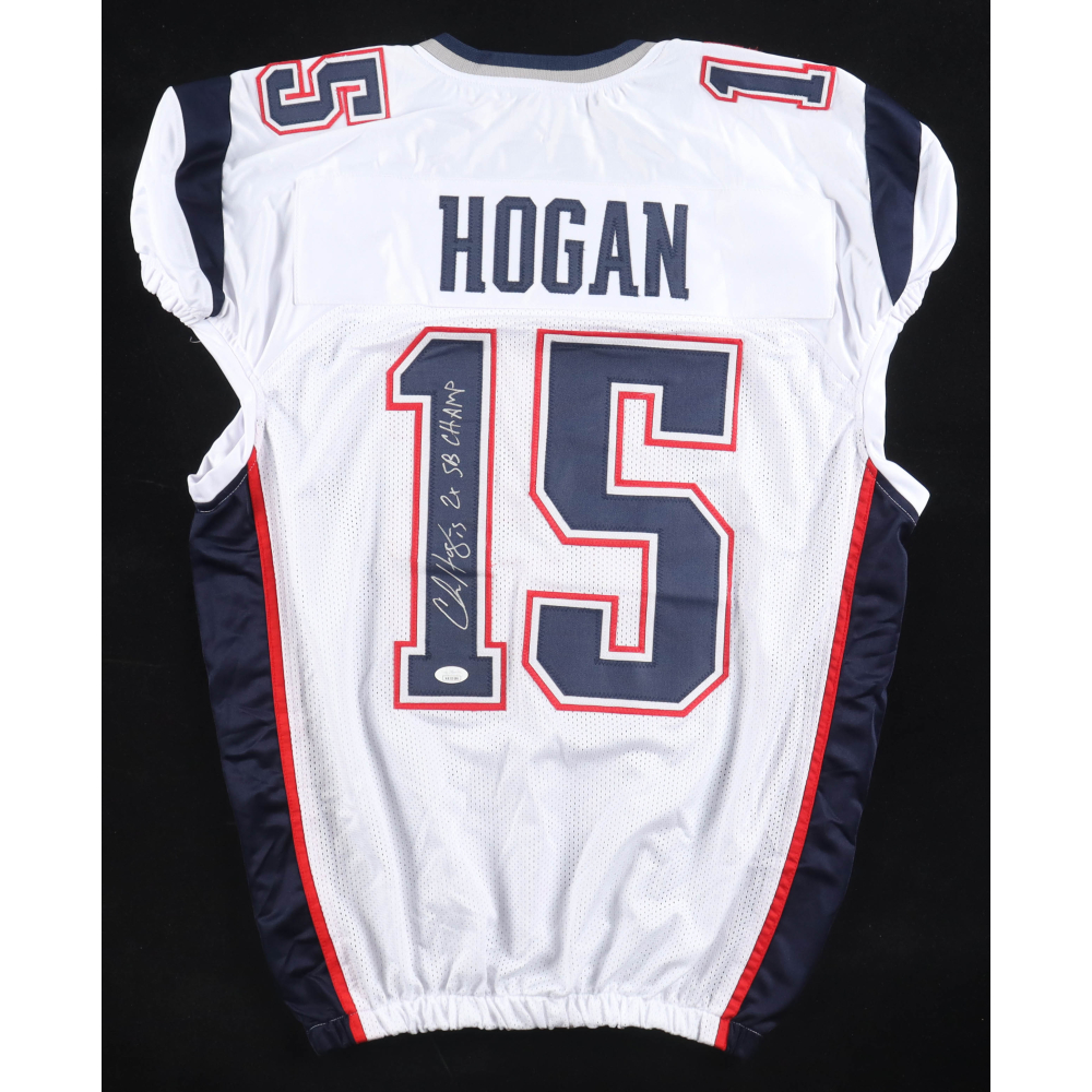Chris Hogan Signed Jersey Inscribed "2x SB CHAMP" (JSA) at PristineAuction.com