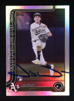 Jacob Wilson Signed 2025 Topps Rainbow Foil #314 RC (JSA) at PristineAuction.com