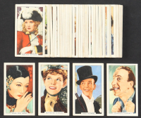 1935 Gallaher Portraits of Famous Stars Complete Set of (48) Cigarette Cards with Schnozzle Durante #14, Anna May Wong #8, Fred Astaire #17, Katharine Hepburn #16 at PristineAuction.com