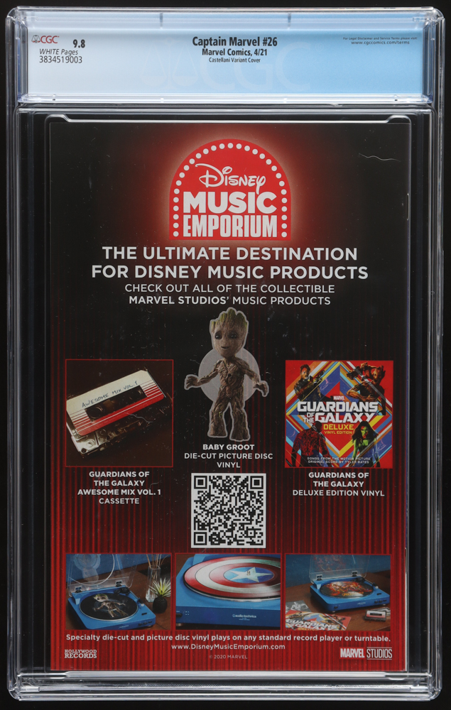 2021 "Captain Marvel" #26 Marvel Comic Book (CGC 9.8) at PristineAuction.com 2021 "Captain Marvel" #26 Marvel Comic Book (CGC 9.8) at PristineAuction.com