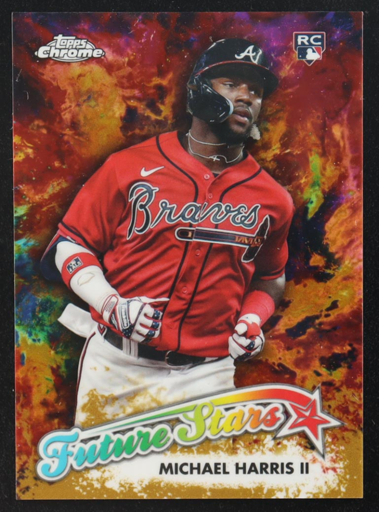 Michael Harris II 2023 Topps Chrome Update Future Stars Gold Refractor #FSU-9 RC #14/50