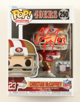 Christian McCaffrey Signed "49ers" #250 Funko Pop! Vinyl Figure (JSA) at PristineAuction.com