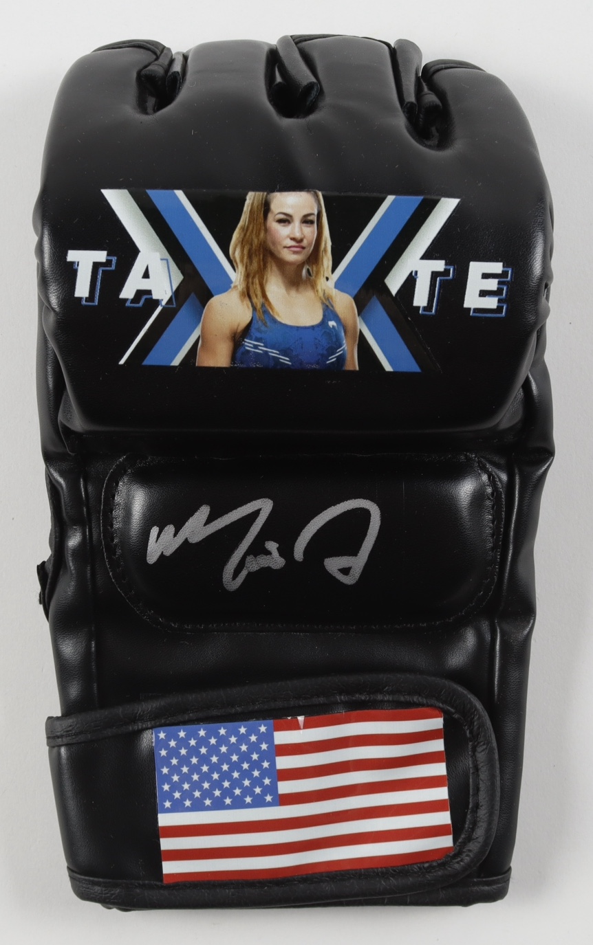 Miesha Tate Signed Custom USA MMA Glove (Beckett) at PristineAuction.com Miesha Tate Signed Custom USA MMA Glove (Beckett) at PristineAuction.com