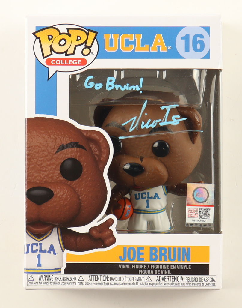 Nico Iamaleava Signed UCLA Bruins #16 Joe Bruin Funko Pop! Vinyl Figure Inscribed "Go Bruins" (JSA) at PristineAuction.com Nico Iamaleava Signed UCLA Bruins #16 Joe Bruin Funko Pop! Vinyl Figure Inscribed "Go Bruins" (JSA) at PristineAuction.com
