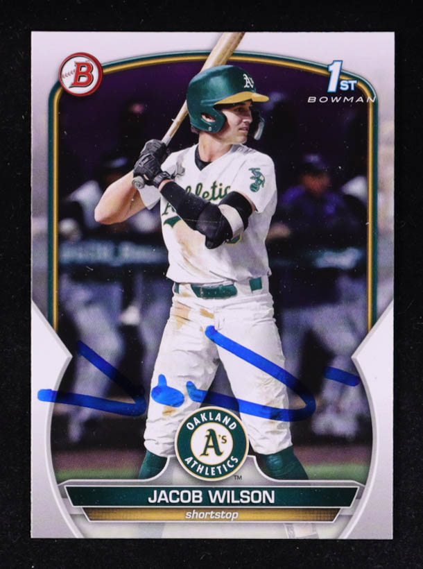 Jacob Wilson 2023 Bowman Draft #BD121 RC at PristineAuction.com Jacob Wilson 2023 Bowman Draft #BD121 RC at PristineAuction.com