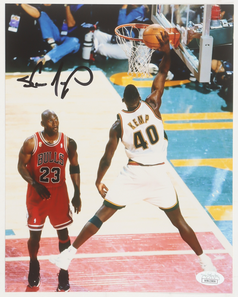 Shawn Kemp Signed SuperSonics 8x10 Photo (JSA) at PristineAuction.com Shawn Kemp Signed SuperSonics 8x10 Photo (JSA) at PristineAuction.com