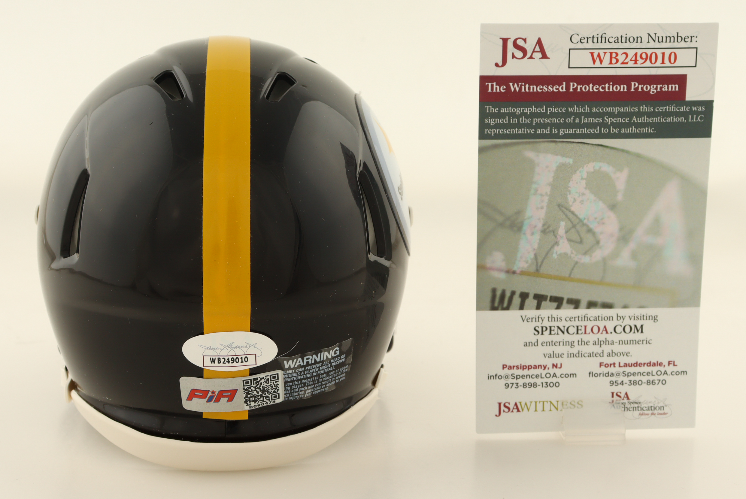 Maurkice Pouncey Signed Steelers Speed Mini Helmet (JSA) at PristineAuction.com Maurkice Pouncey Signed Steelers Speed Mini Helmet (JSA) at PristineAuction.com