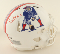 Drew Bledsoe Signed Patriots Throwback Full-Size Authentic On-Field Speed Helmet (Beckett) at PristineAuction.com
