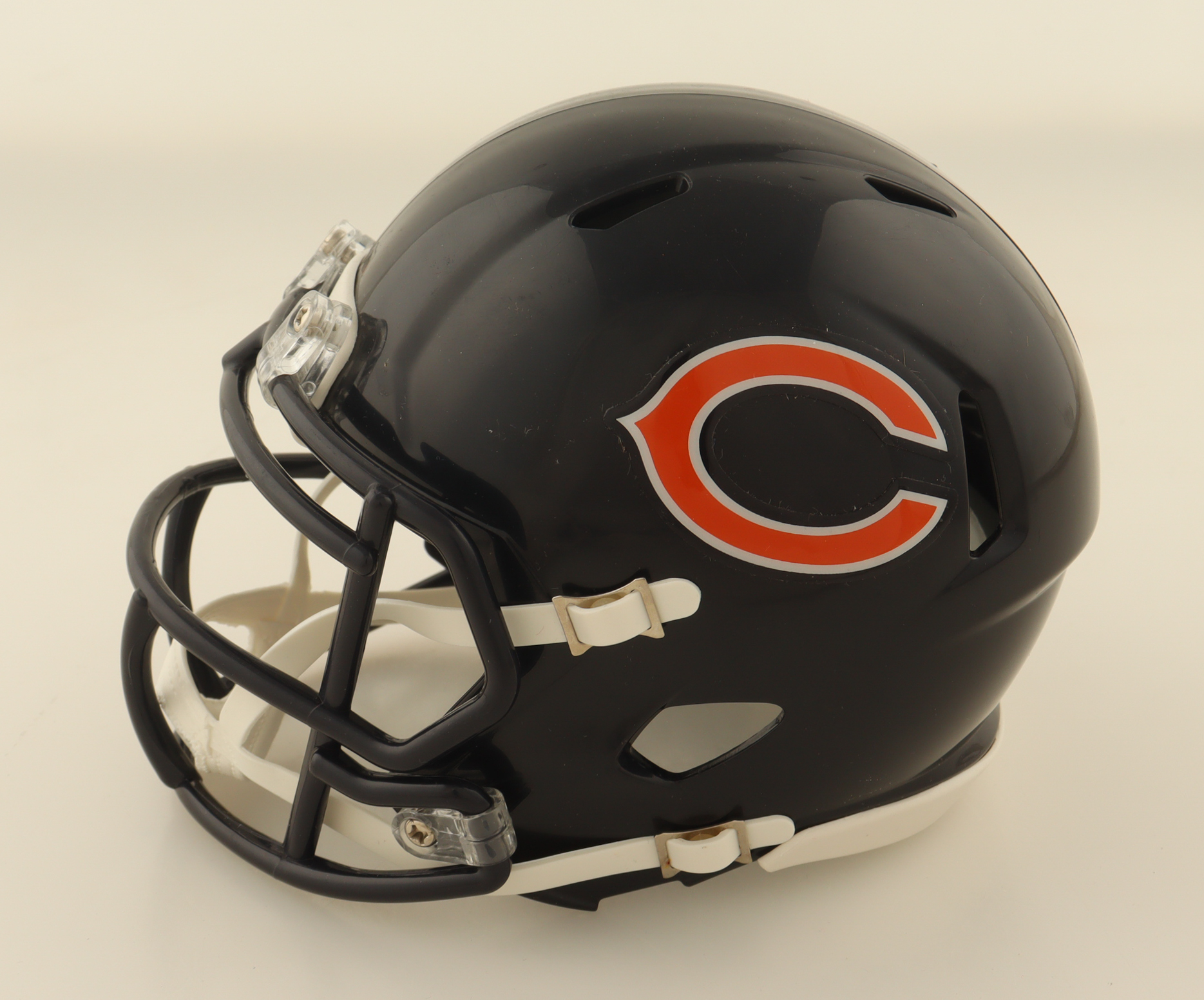 Mike Singletary Signed Bears Speed Mini Helmet Inscribed "HOF 98" (Beckett) at PristineAuction.com Mike Singletary Signed Bears Speed Mini Helmet Inscribed "HOF 98" (Beckett) at PristineAuction.com