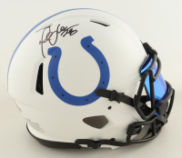 Marshall Faulk Signed Colts Full-Size Authentic On-Field Lunar Eclipse Alternate Speed Helmet with Custom Visor (Beckett) at PristineAuction.com