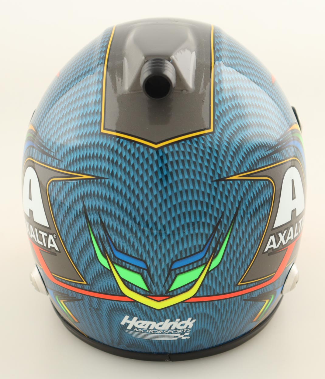 Jeff Gordon Signed LE Hendrick Motorsports #24 Axalta Rainbow Chevrolet SS Mini Helmet (Gordon) at PristineAuction.com Jeff Gordon Signed LE Hendrick Motorsports #24 Axalta Rainbow Chevrolet SS Mini Helmet (Gordon) at PristineAuction.com