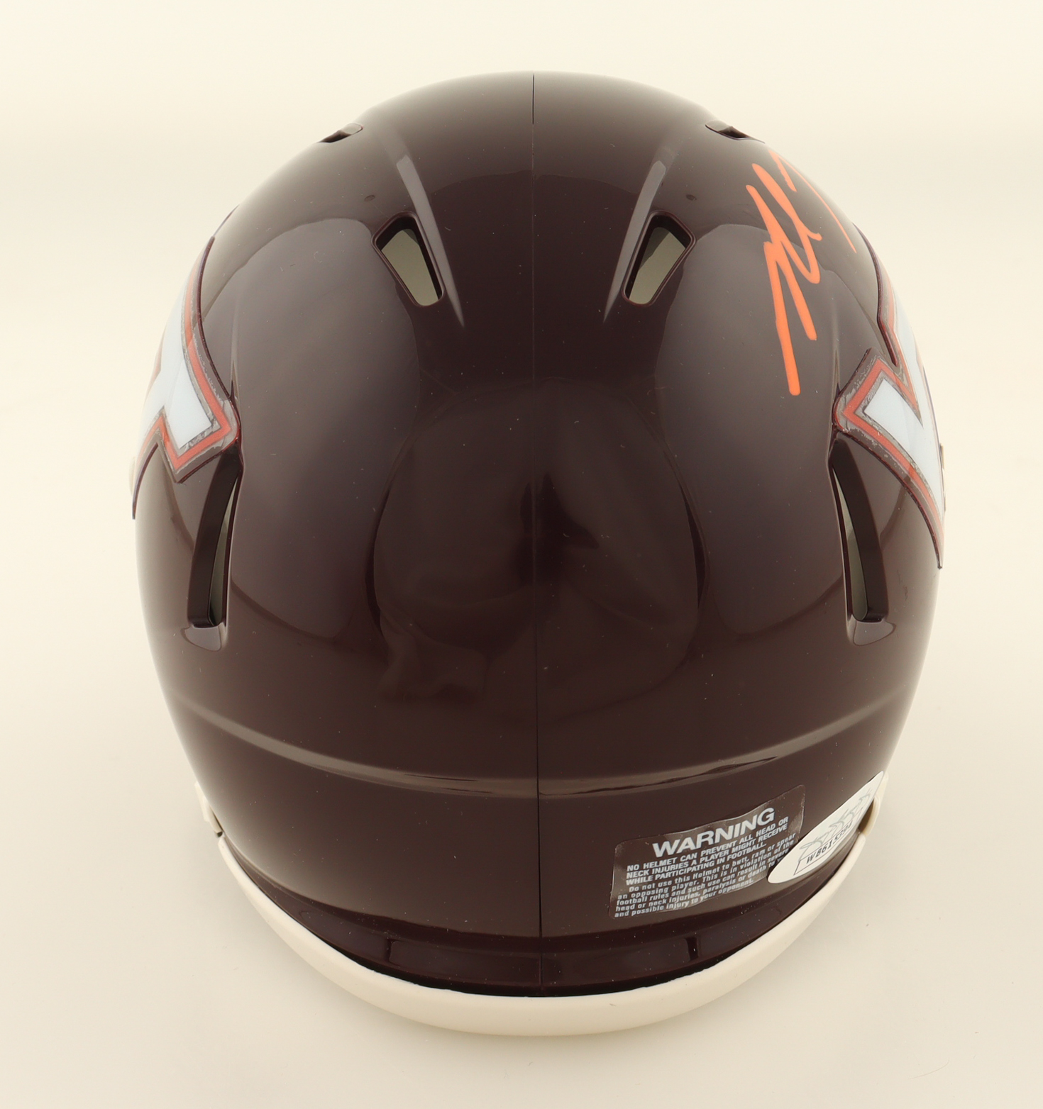 Michael Vick Signed Virginia Tech Hokies Speed Mini Helmet (JSA) at PristineAuction.com Michael Vick Signed Virginia Tech Hokies Speed Mini Helmet (JSA) at PristineAuction.com