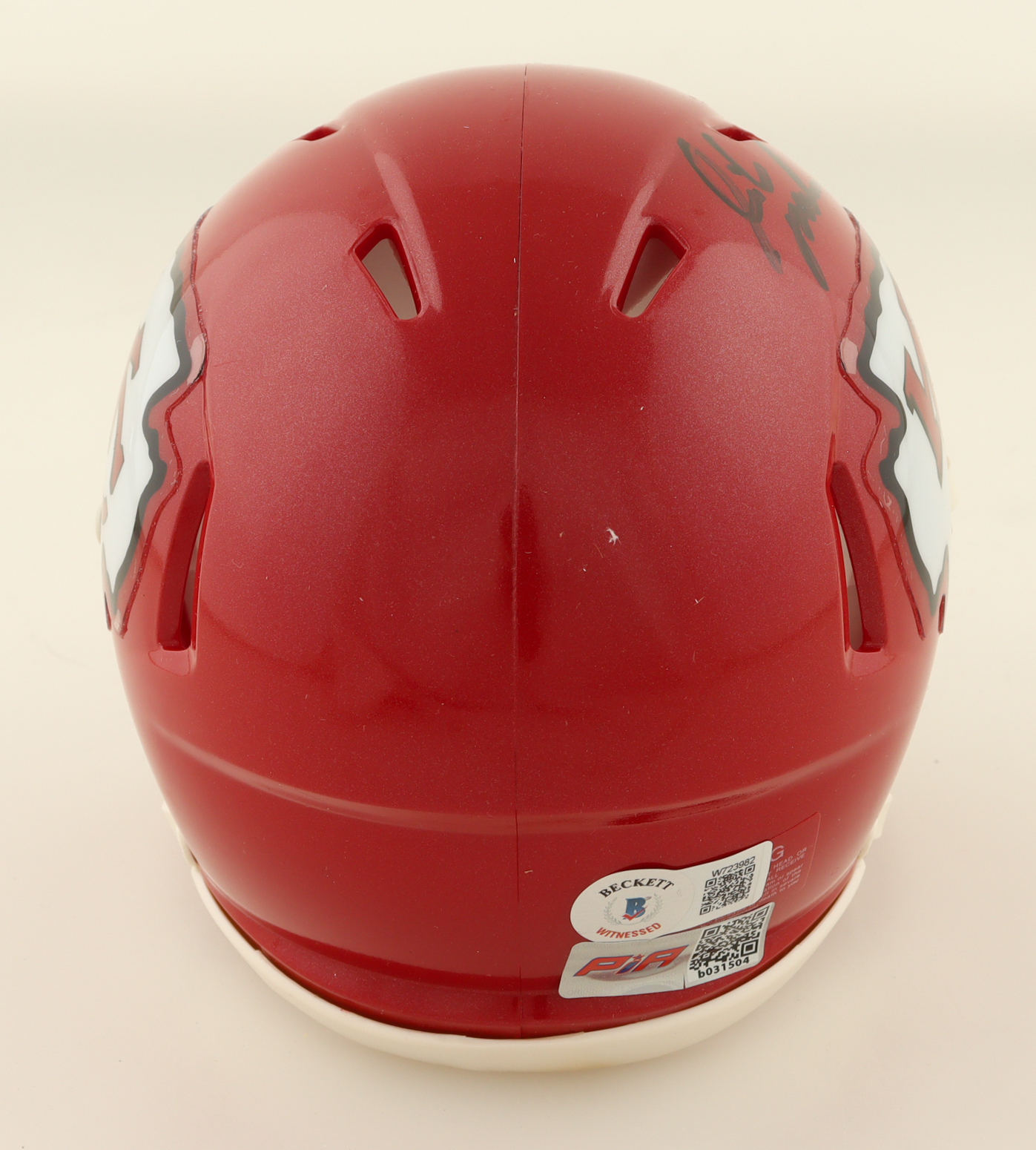 Isiah Pacheco Signed Chiefs Speed Mini Helmet (Beckett) at PristineAuction.com Isiah Pacheco Signed Chiefs Speed Mini Helmet (Beckett) at PristineAuction.com