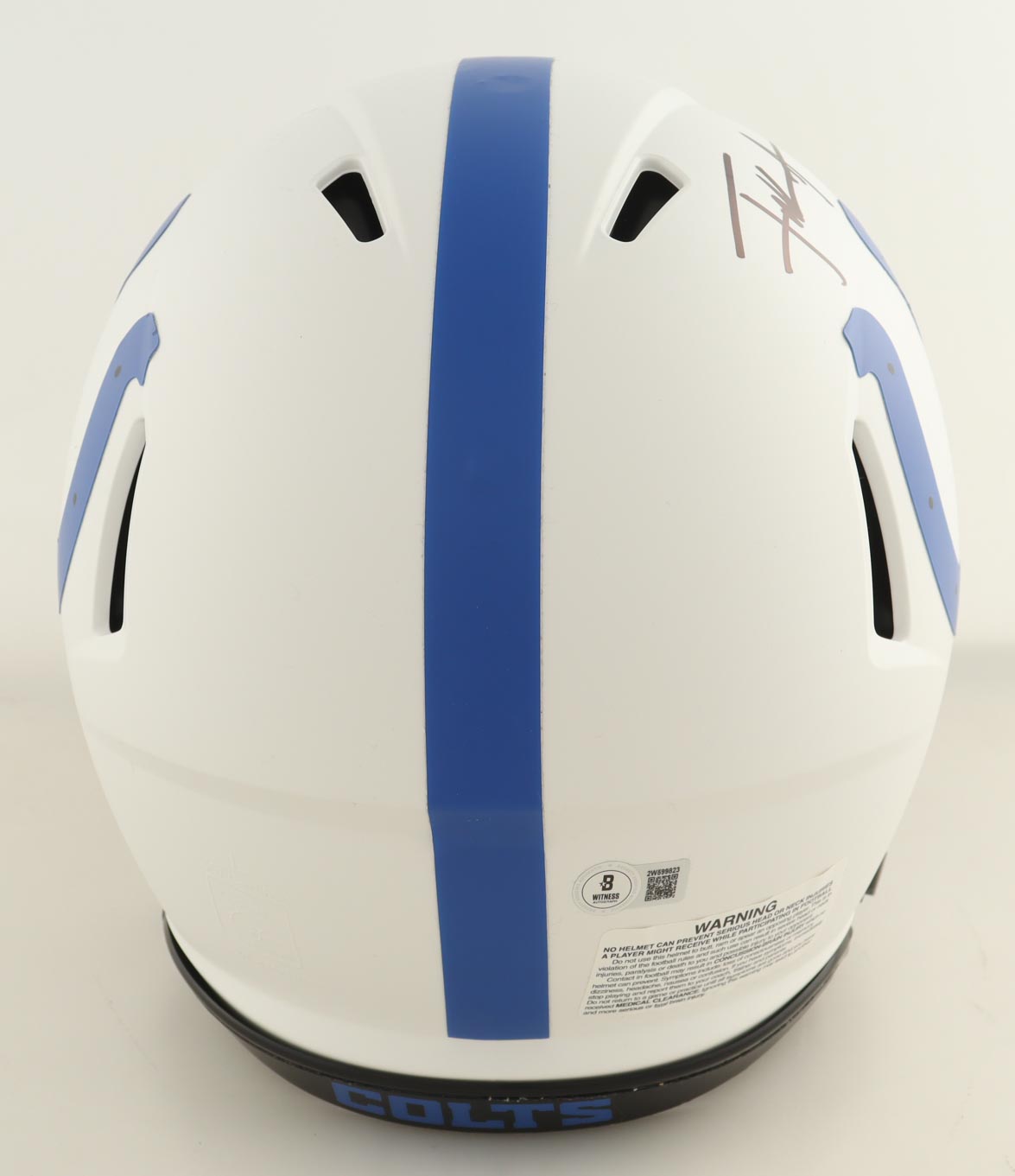 Frank Gore Signed Colts Full-Size Authentic On-Field Lunar Eclipse Alternate Speed Helmet (Beckett) at PristineAuction.com Frank Gore Signed Colts Full-Size Authentic On-Field Lunar Eclipse Alternate Speed Helmet (Beckett) at PristineAuction.com