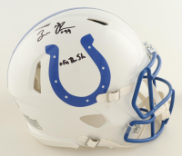 Zaire Franklin Signed Colts Full-Size Authentic On-Field Speed Helmet Inscribed "For The Shoe" (Beckett) at PristineAuction.com