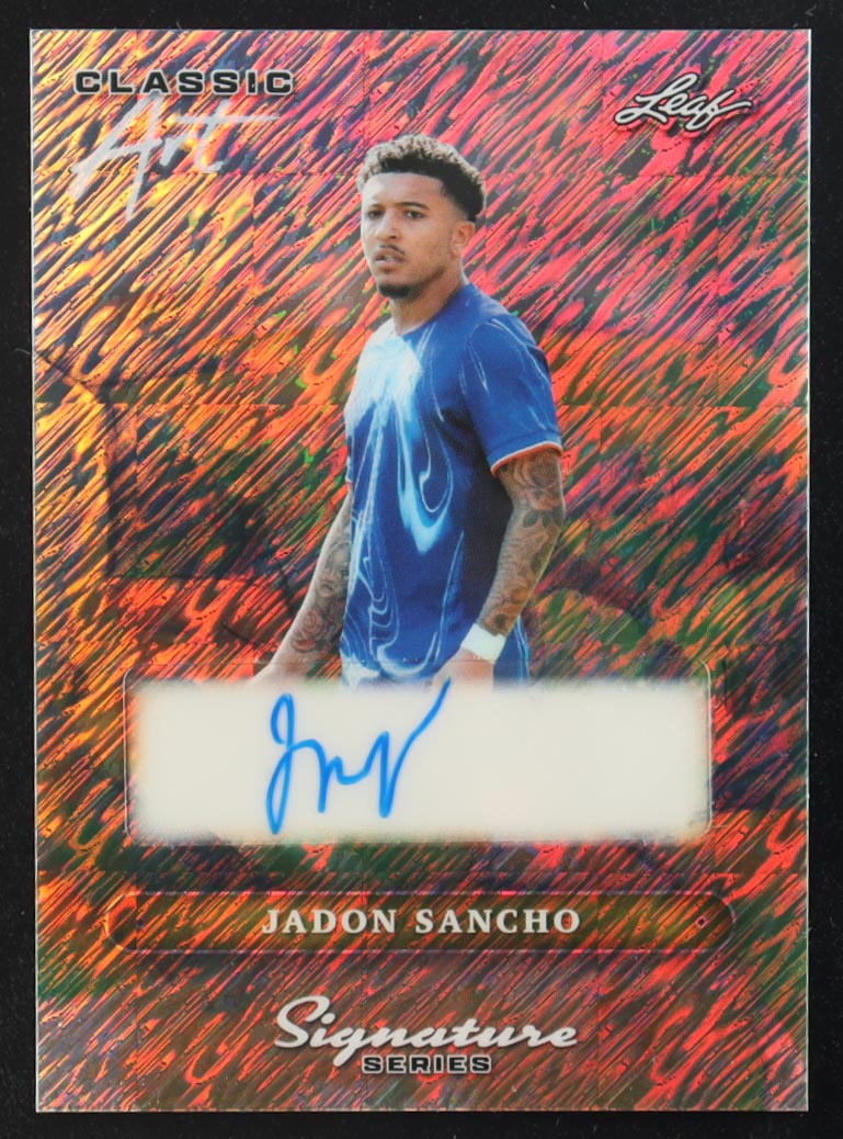 Jadon Sancho 2025 Leaf Classic Art Signature Series Autographs #CA-JS2 #1/1 at PristineAuction.com Jadon Sancho 2025 Leaf Classic Art Signature Series Autographs #CA-JS2 #1/1 at PristineAuction.com