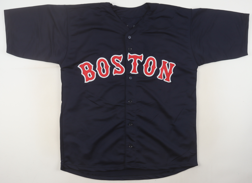 Steve Pearce Signed Jersey Inscribed "2018 WS MVP" (Beckett) at PristineAuction.com Steve Pearce Signed Jersey Inscribed "2018 WS MVP" (Beckett) at PristineAuction.com