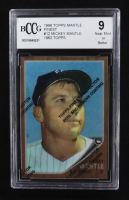 Mickey Mantle 1996 Topps Mantle Finest #12 / 1962 Topps With Protective Coating (BCCG 9) at PristineAuction.com