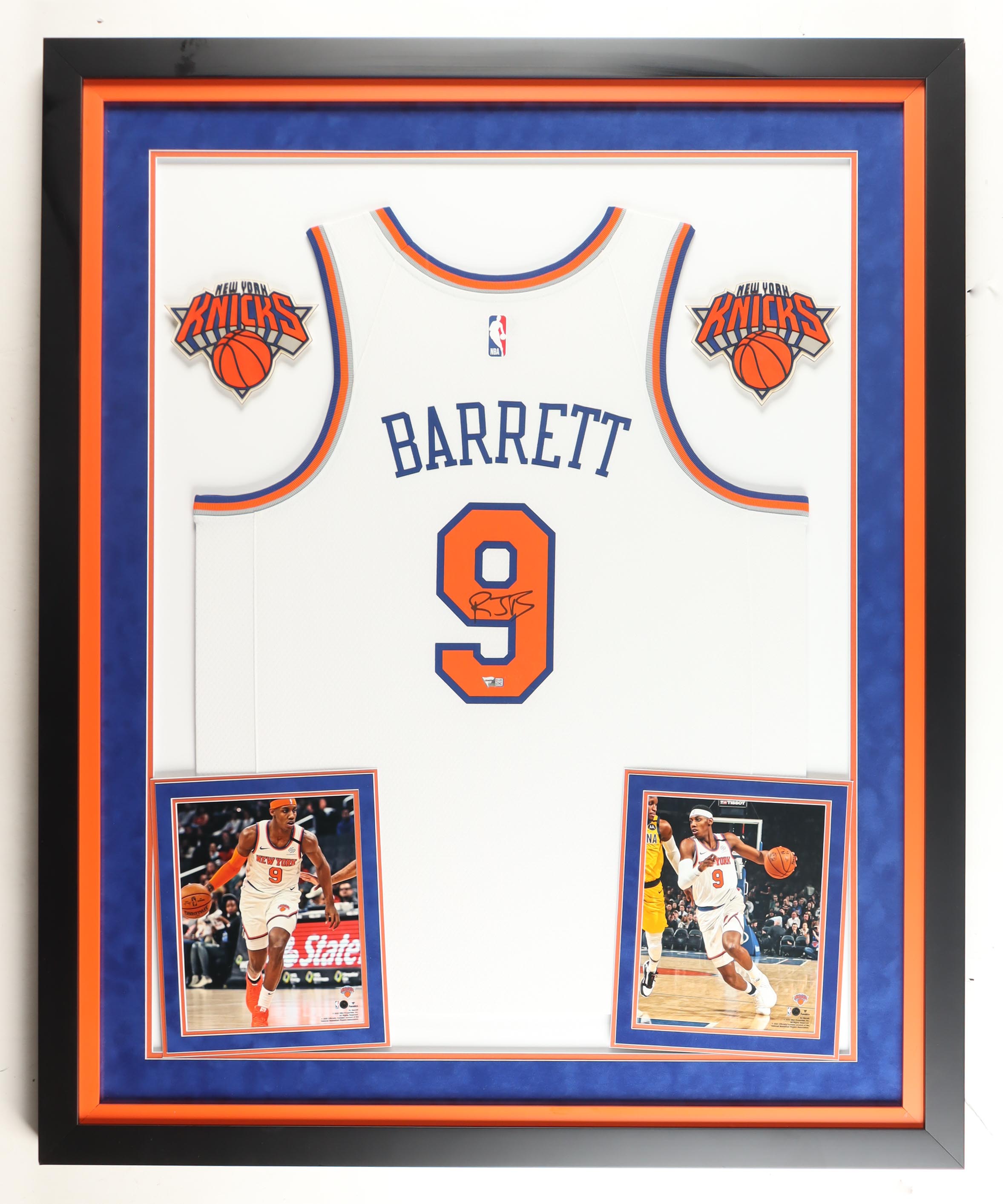 RJ Barrett Signed Custom Framed Jersey Display with Photos (Fanatics) at PristineAuction.com RJ Barrett Signed Custom Framed Jersey Display with Photos (Fanatics) at PristineAuction.com