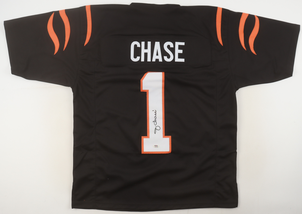 Ja'Marr Chase Signed Jersey (PSA) at PristineAuction.com Ja'Marr Chase Signed Jersey (PSA) at PristineAuction.com